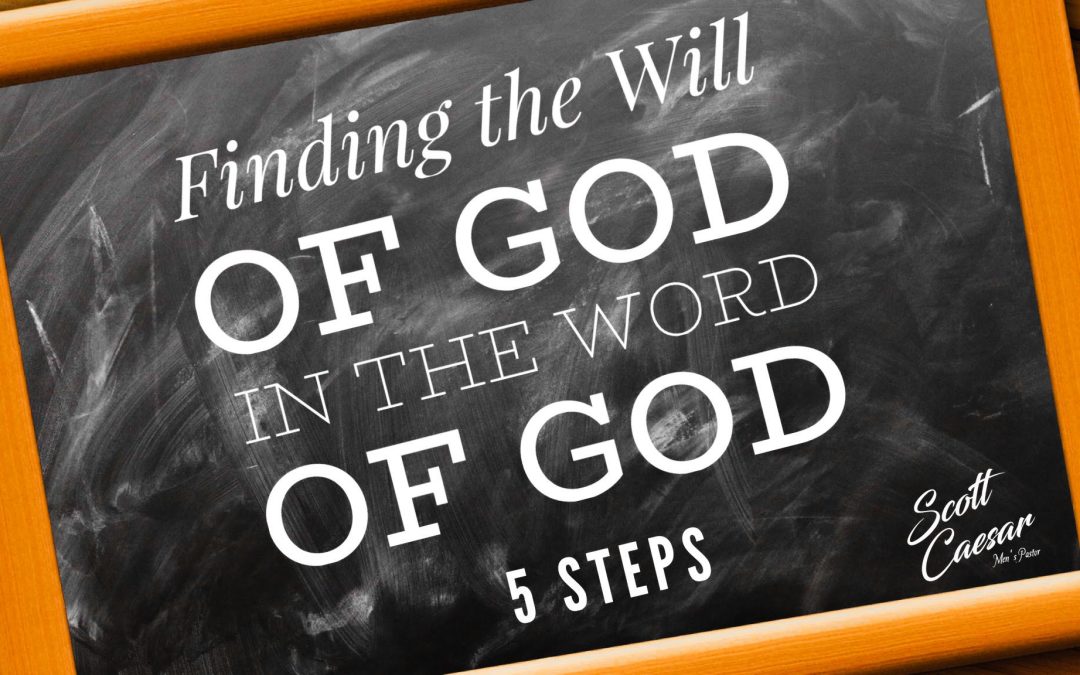 5 Steps: Finding the Will of God in the Word of God